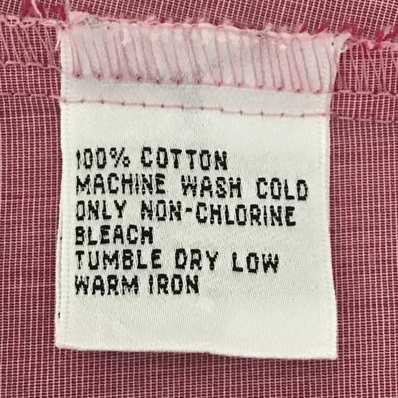 Like New Talbots Women’s Blouse Top Size 10 Cotton Raspberry Pink Shirt - Picture 4 of 12